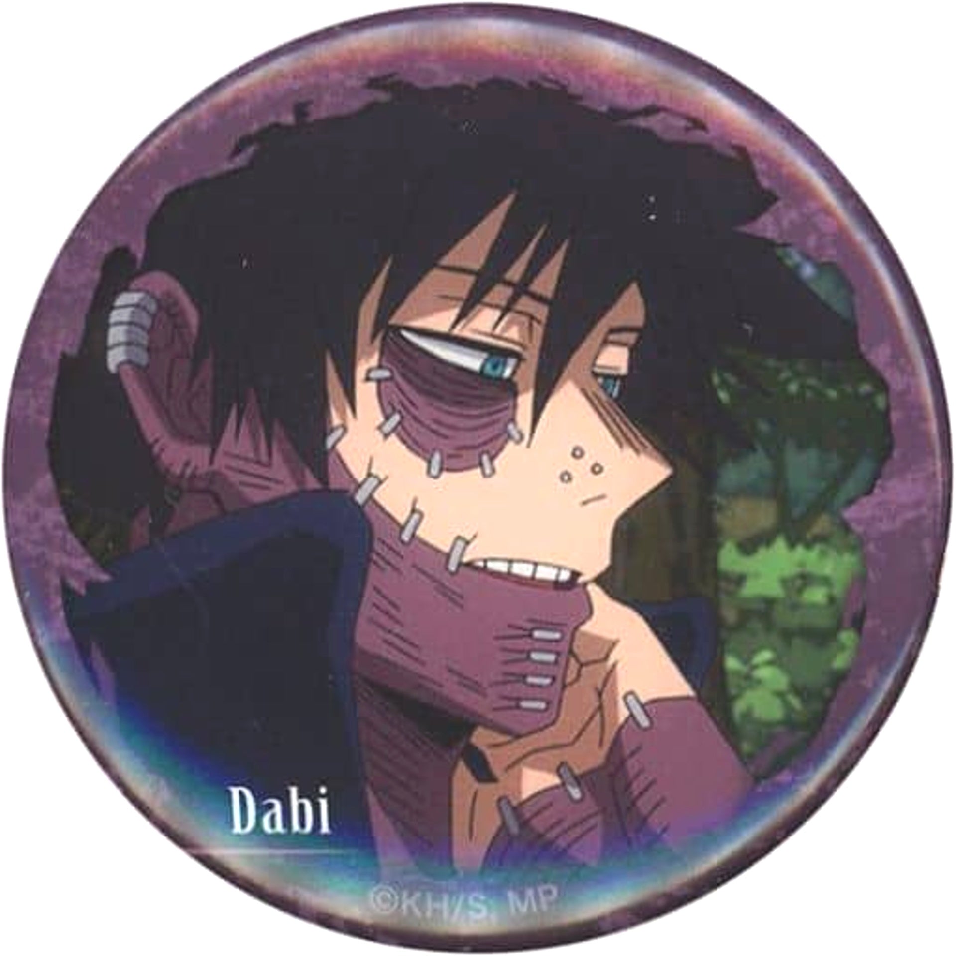 My Hero Academia Dabi Character Badge Collection Villain Buttons [USED]