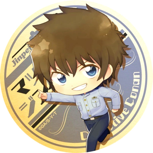 Jinpei Matsuda Detective Conan Deformed Button [USED]