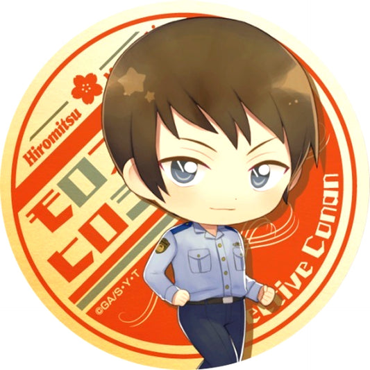 Hiromitsu Morofushi Detective Conan Deformed Button [USED]