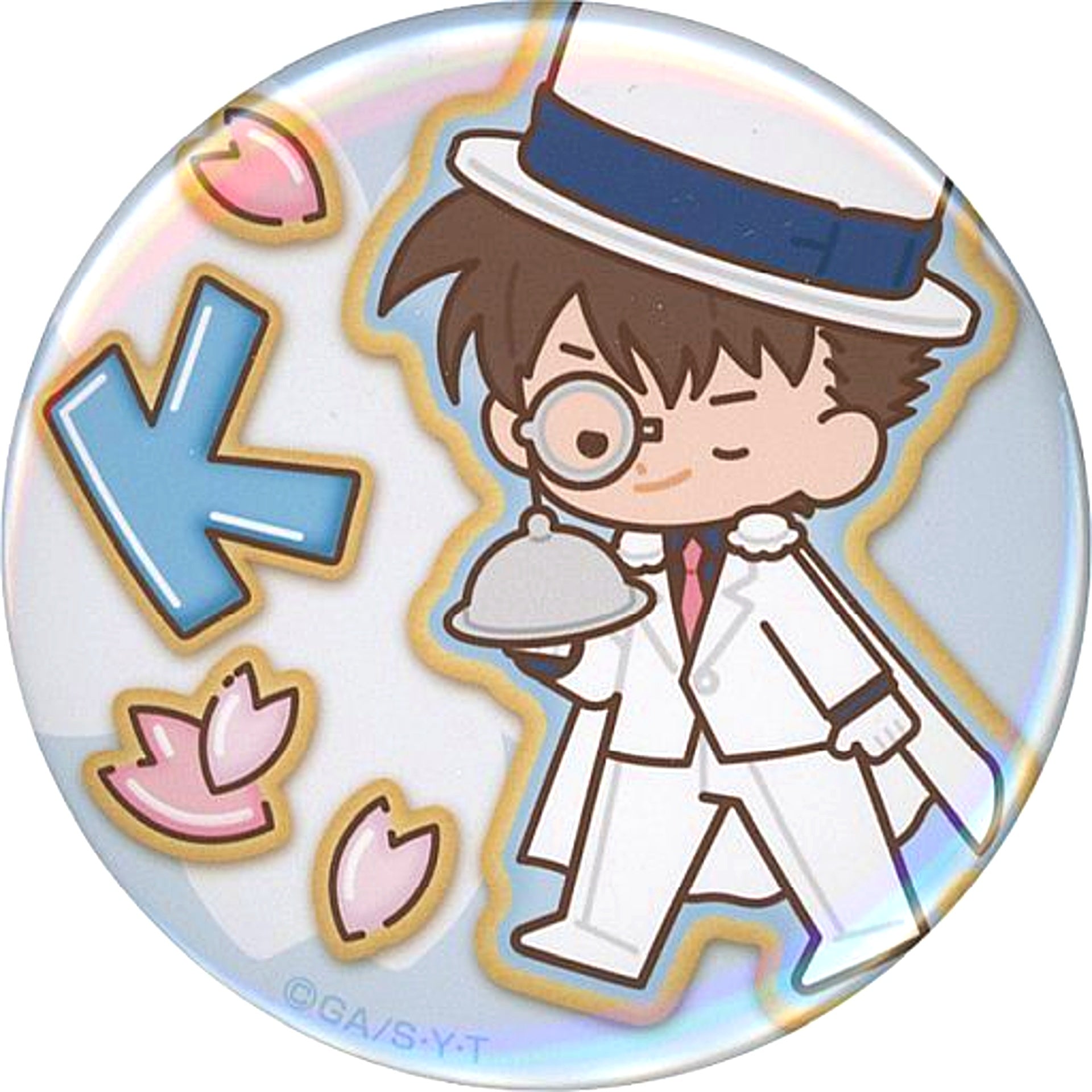 Kaitou Kid Detective Conan Cafe 2022 Button [USED]