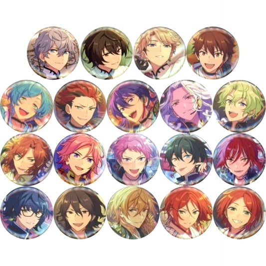 Chiaki Morisawa & Others Ensemble Stars!! All 19 Types Set Evecolle Button 2021 Summer Idol Side [USED]
