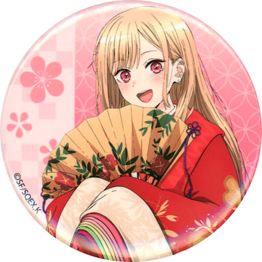 My Dress-Up Darling Marin Kitagawa Normal Kimono Trading Can Badge Pop Up Shop in Marui Limited Buttons [USED]