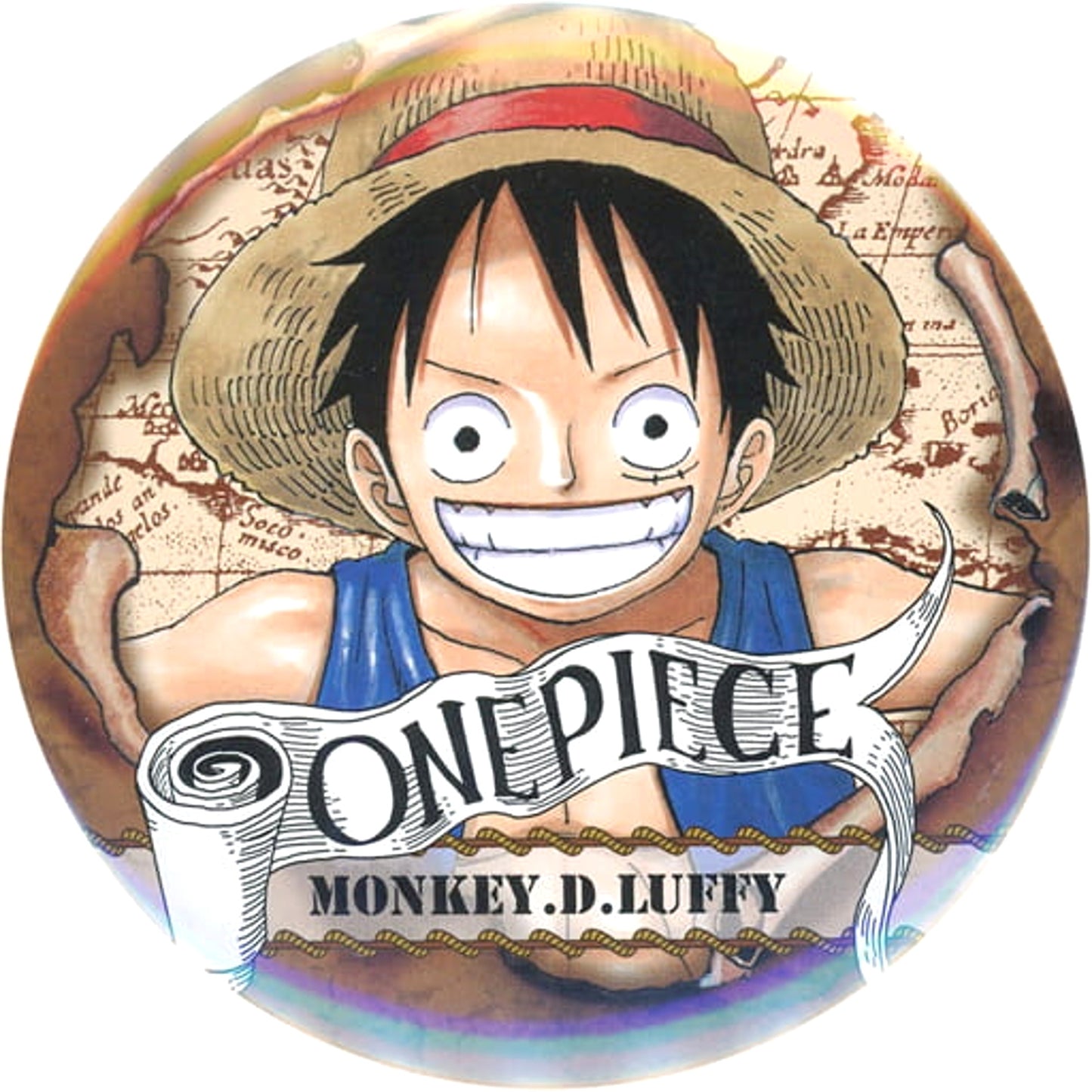 Monkey D. Luffy One Piece Collection Button Part 2 [USED]