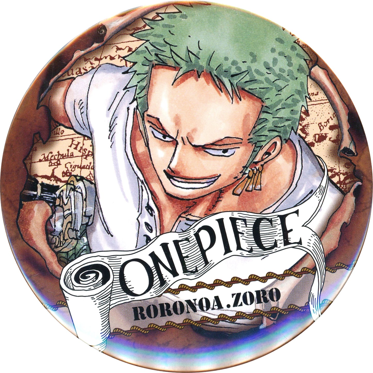 Roronoa Zoro One Piece Collection Button Vol.2 [USED]