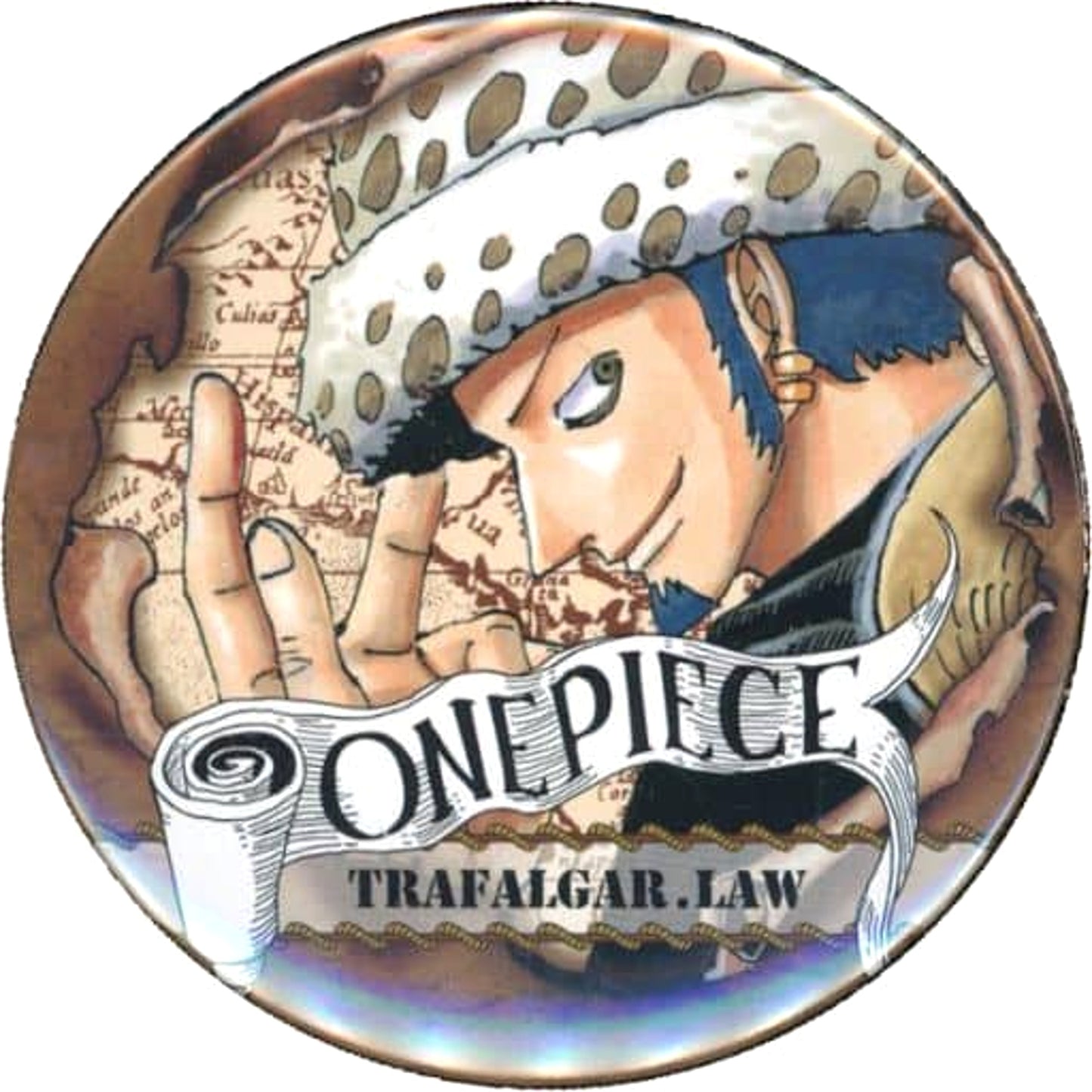 Trafalgar Law One Piece Collection Button Part 2 [USED]