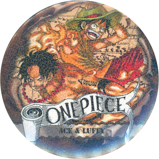 One Piece Portgas D. Ace Monkey D. Luffy Rhea Collection Can Badge Part 2 Buttons [USED]