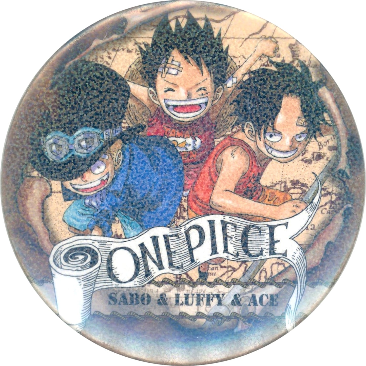 Sabo & Others Rhea One Piece Collection Button Part 2 [USED]