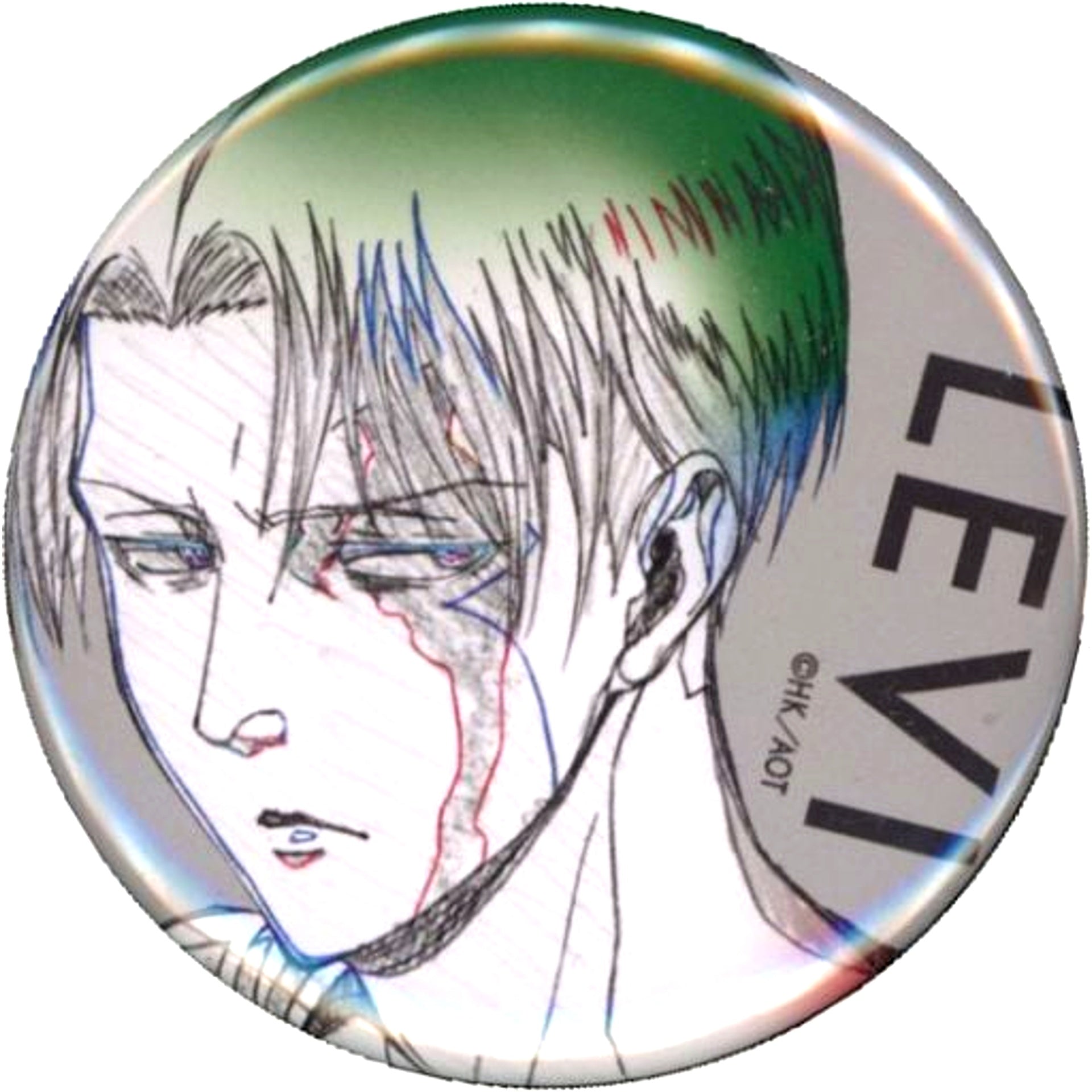 Levi Ackerman WIT STUDIO Button Attack on Titan Season 3 WIT STUDIO Button Collection A [USED]