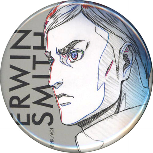 Attack on Titan Season 3 Erwin Smith WIT STUDIO Can Badge Collection A Buttons [USED]