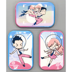 My Dress-Up Darling Marin Kitagawa Wakana Gojo ED Scene Badge Set Animejapan 2022 Aniplex+ Online Shopping Limited Set of 3 Buttons [USED]