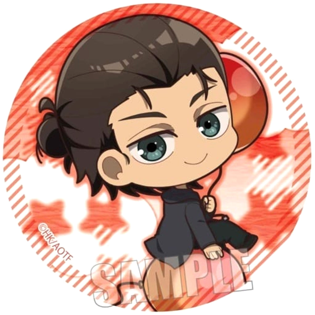 Attack on Titan Ellen Yeager B Balloon Ver. Pukasshu Can Badge Balloon Ver. Buttons [USED]