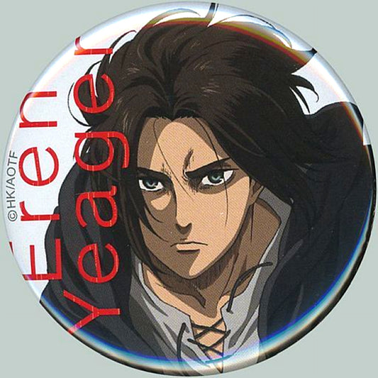 Eren Yeager Attack on Titan The Final Season Badge Collection General Copyright MAPPA 10th ANNIVERSARY Since 2011 in Animate Goods [USED]
