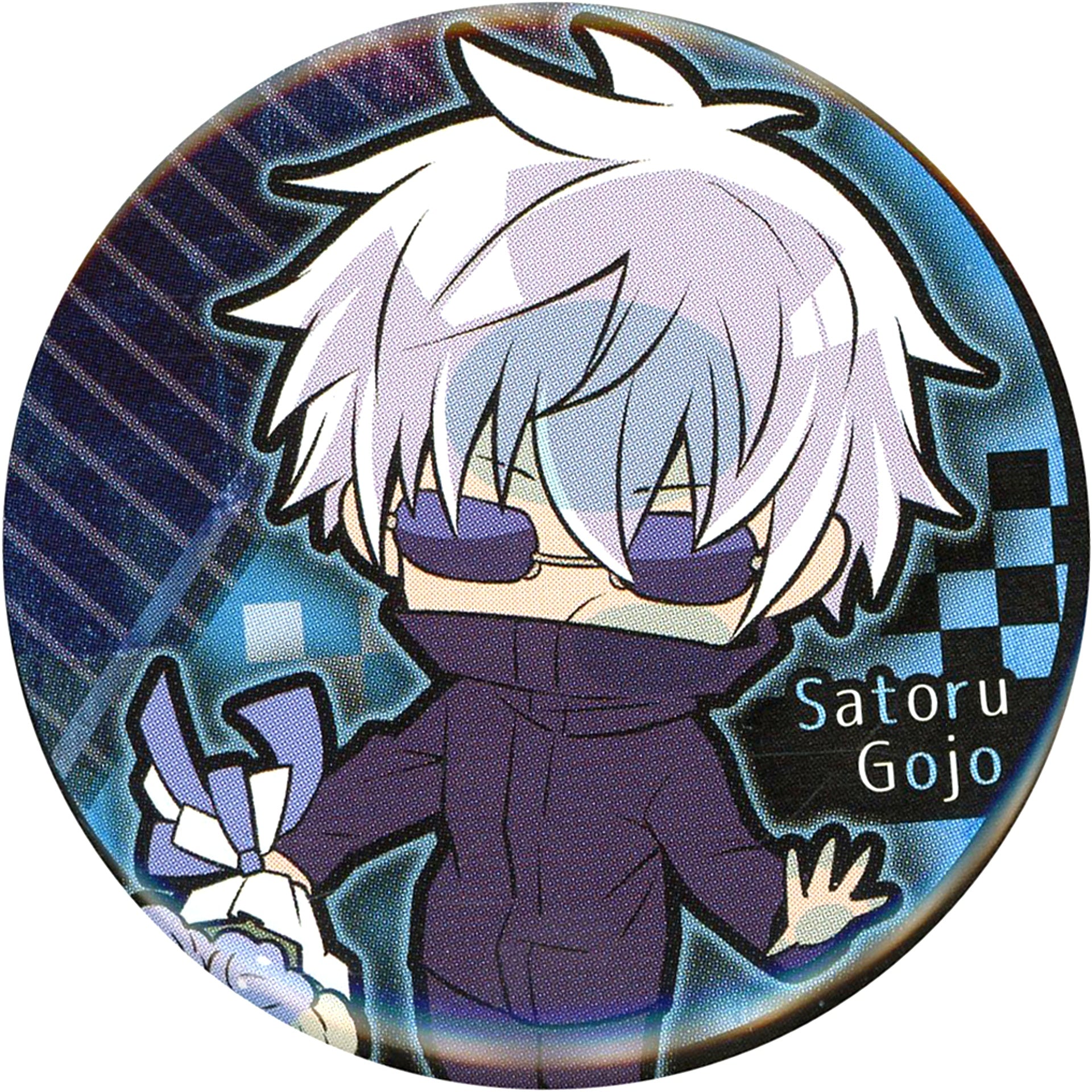 Satoru Gojo Jujutsu Kaisen Pita! Defome Opening Button [USED]