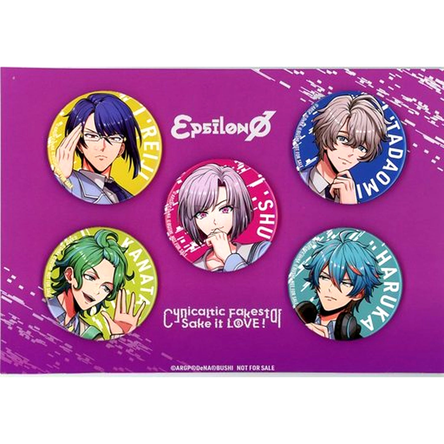 Epsilon Phi ARGONAVIS from BanG Dream! Button Set CD Single 5 Titles Target Store EC Shop Linked Bonus [USED]