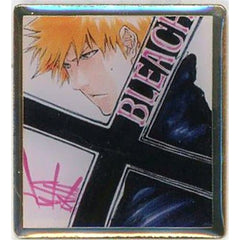 Bleach Ichigo Kurosaki Shihakusho Original Pin Badge 20th Anniversary Original Art Exhibition Bleach Ex. Limited Buttons [USED]