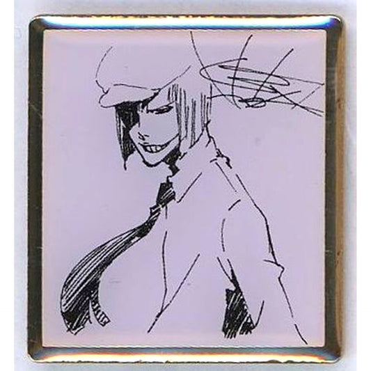 Shinji Hirako BLEACH 20th Anniversary Exhibition BLEACH EX. Original Pin Badge [USED]