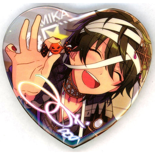 Mika Kagehira Bandage Ensemble Stars! Wish Hologram Heart Button Valkyrie China Limited [USED]