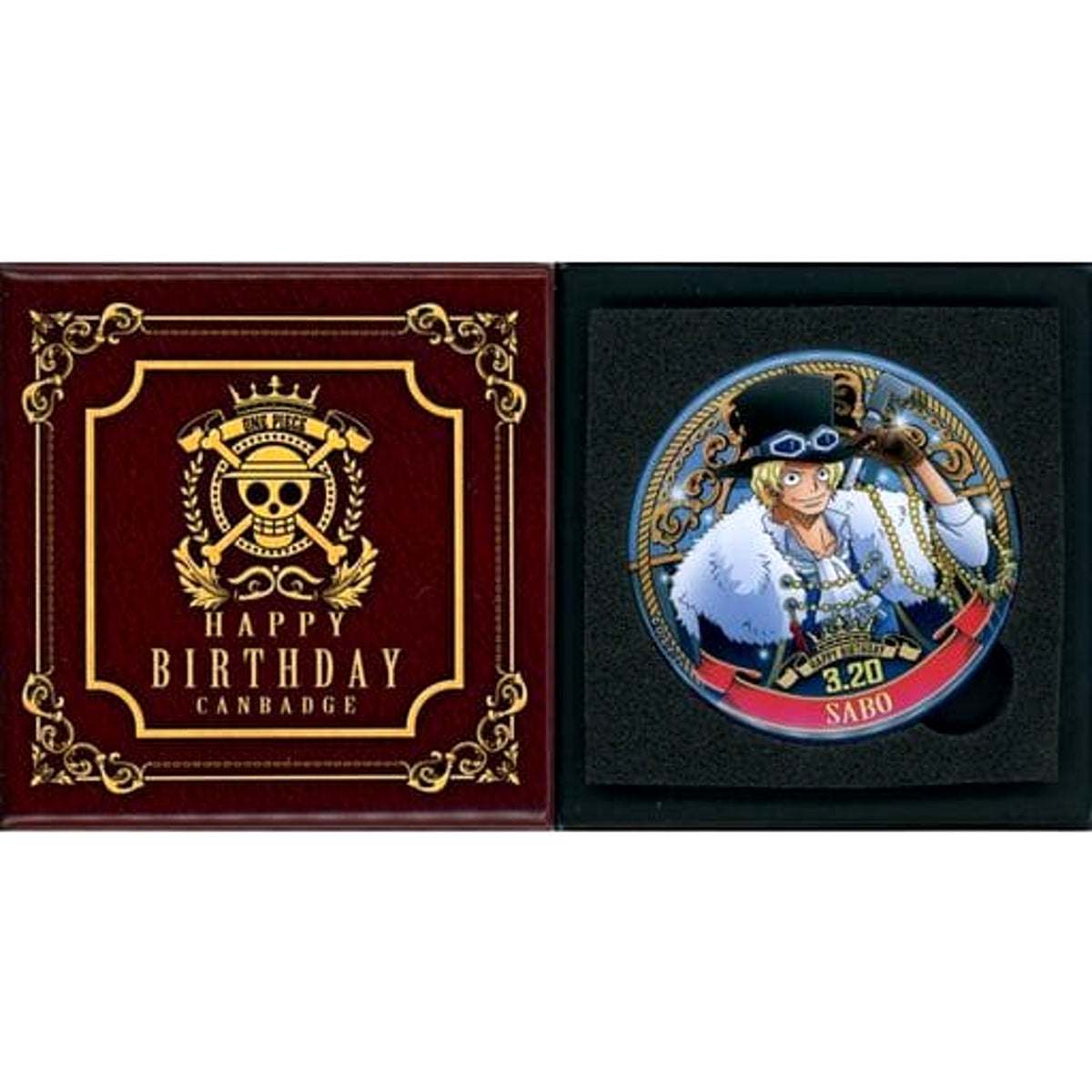 One Piece Sabo Birthday Premium Can Badge 2021 Buttons [USED]