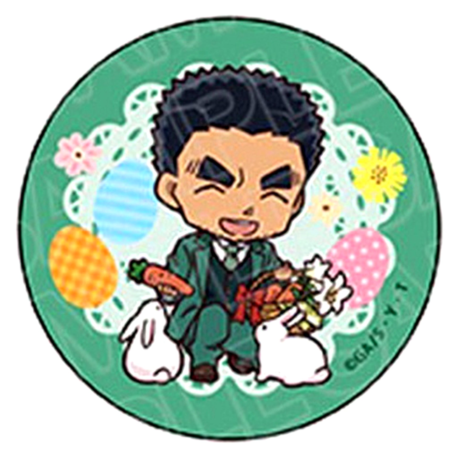 Wataru Date Deformed Rabbit ver. Detective Conan Hologram Button [USED]