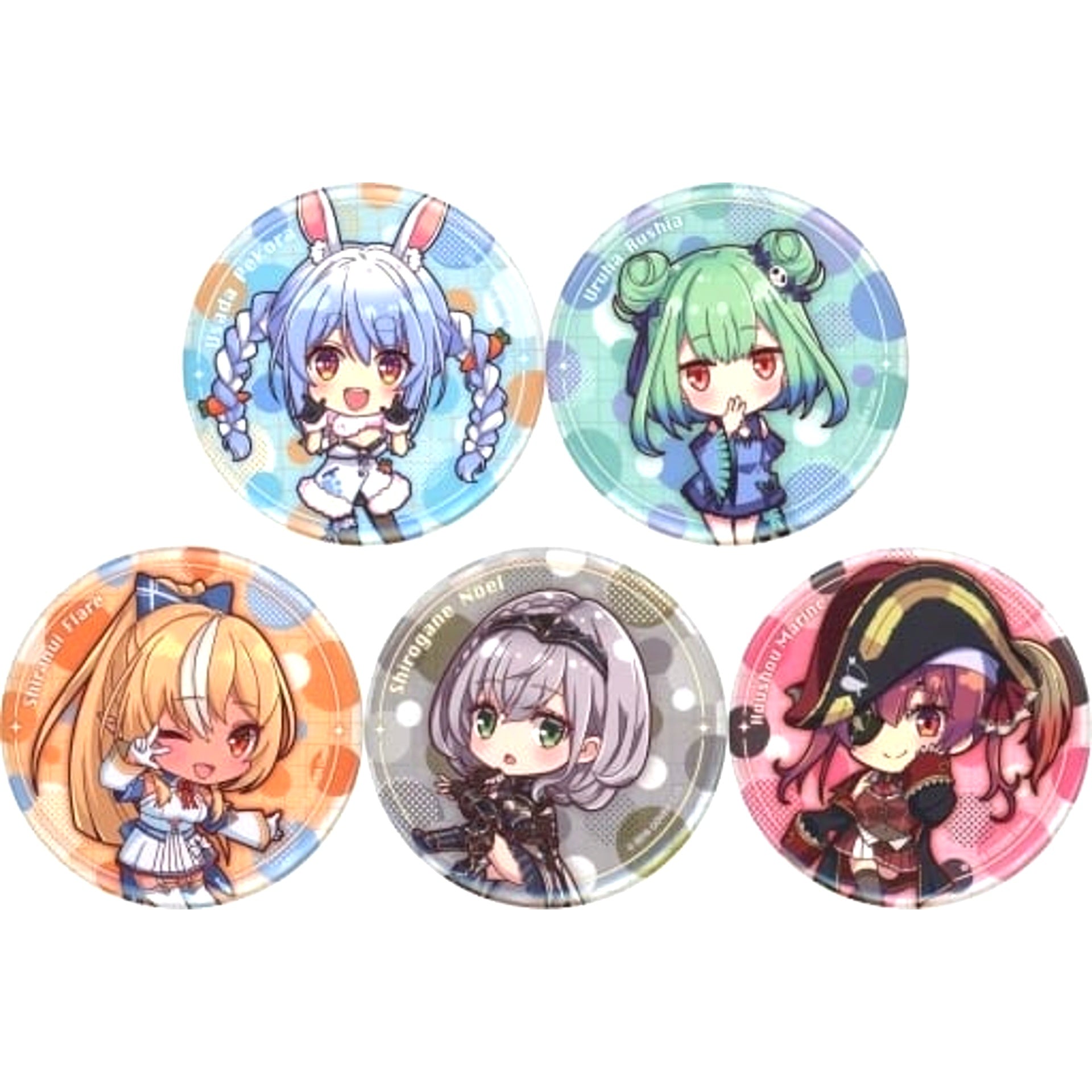 hololive hololive SUPER EXPO 2022 Trading Button 3rd Generation Set of 5 Made-to-Order Sales Limited [USED]