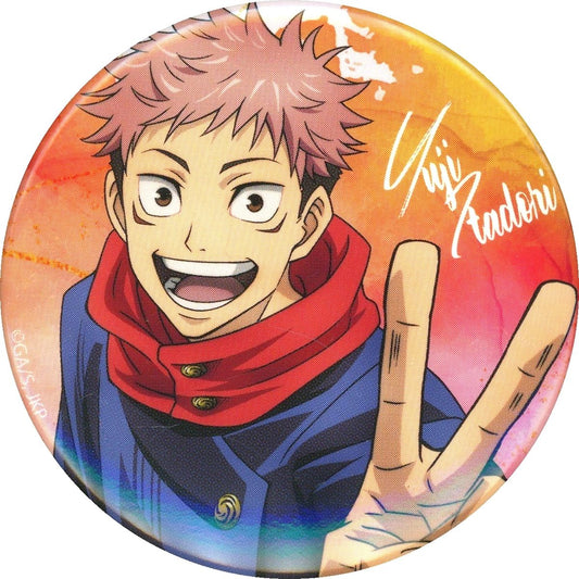 Yuji Itadori Jujutsu Kaisen Chara Badge Collection Magazine Edition 1st Button [USED]