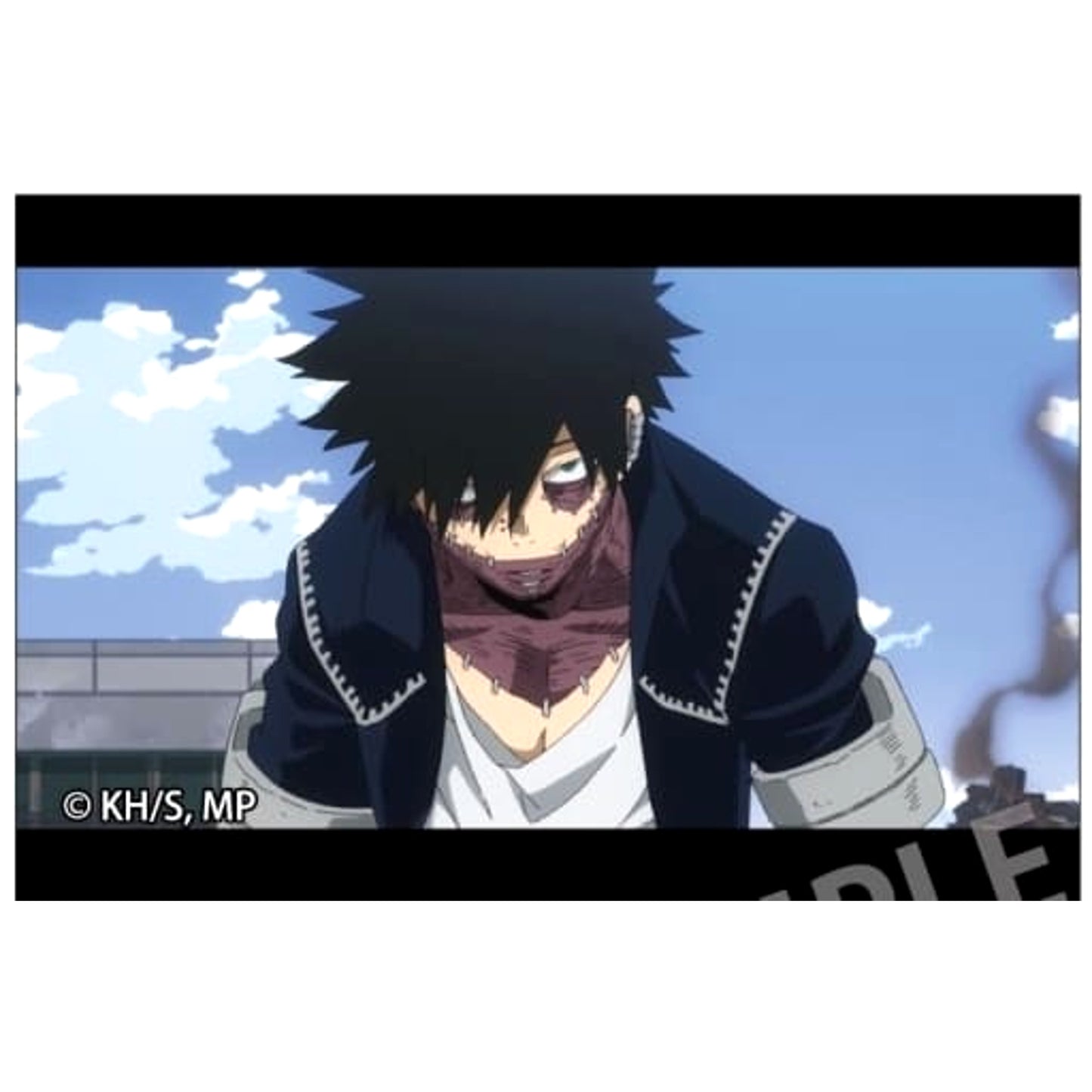 My Hero Academia Dabi Trading Square Can Badge Buttons [USED]