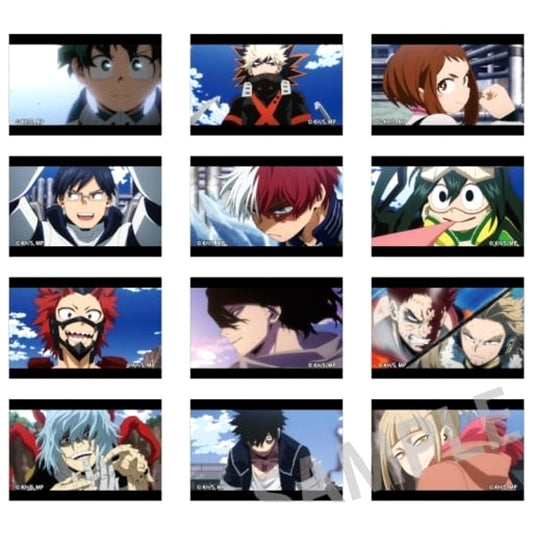 My Hero Academia Katsuki Bakugo & Others Trading Square Can Badge All 12 Types Set Buttons [USED]