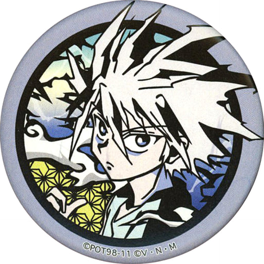 Hunter x Hunter Killua Zoldyck Cutout Series Japanese Paper Can Badge Vol.2 Jump Shop Limited Buttons [USED]