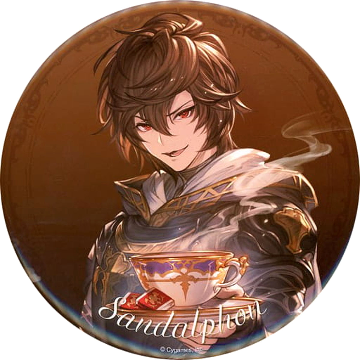 Granblue Fantasy Sandalphon Jumbo Can Badge Granblue Extra Fes 2021 Limited Buttons [USED]