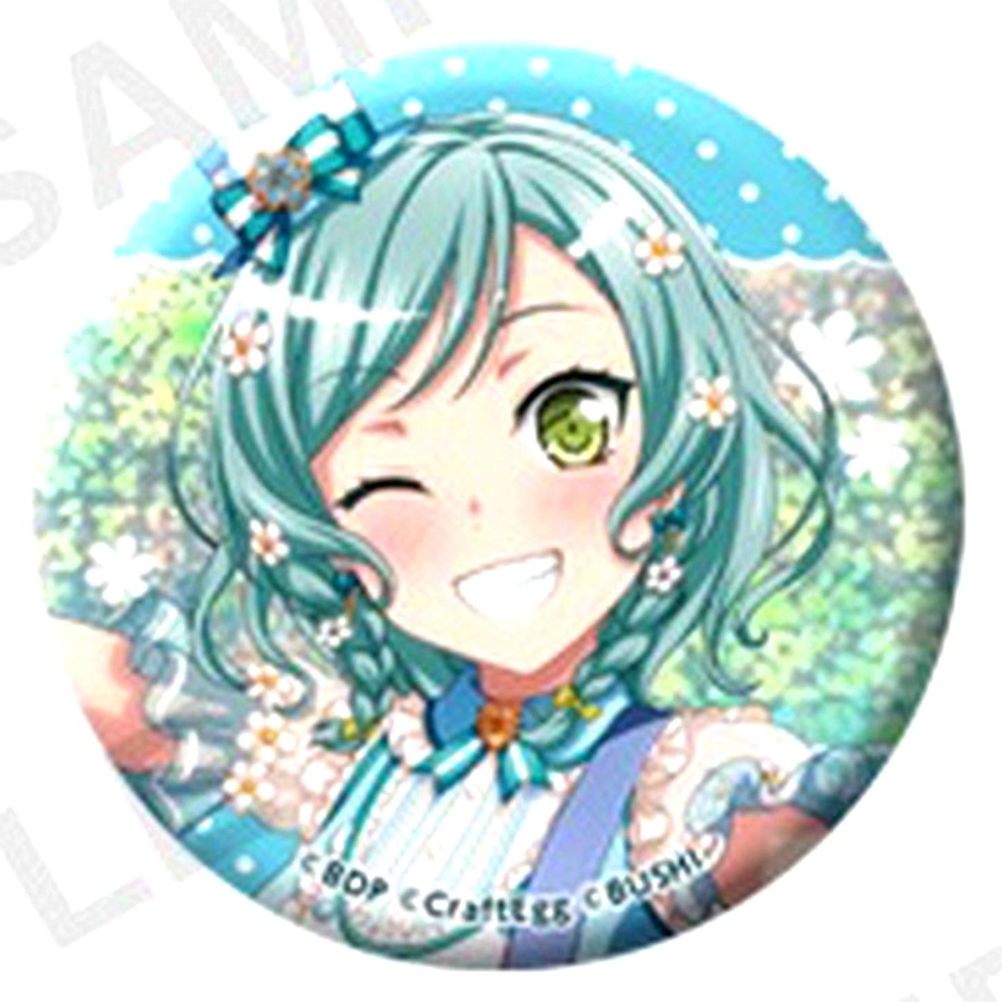 12 Hina Hikawa BanG Dream! Girls Band Party! Trading Hologram Button 2022 ver. vol.1 [USED]