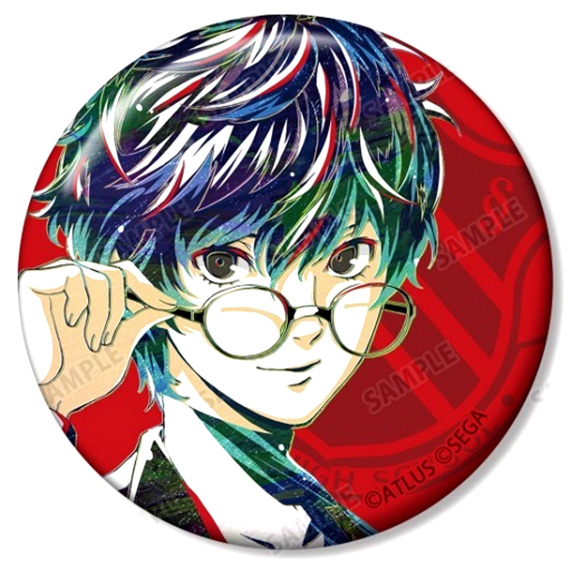 Protagonist Persona 5 Persona Series Trading Ani-Art Button [USED]