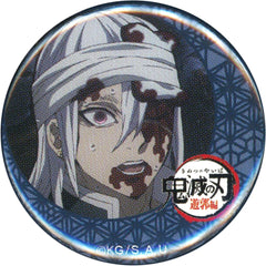 Demon Slayer: Kimetsu no Yaiba Entertainment District Arc Tengen Uzui One Eye/Open Mouth Secret 32mm Lottery Can Badge Ufotable Cafe Machi Asobi Cafe 4th Period Limited Buttons [USED]