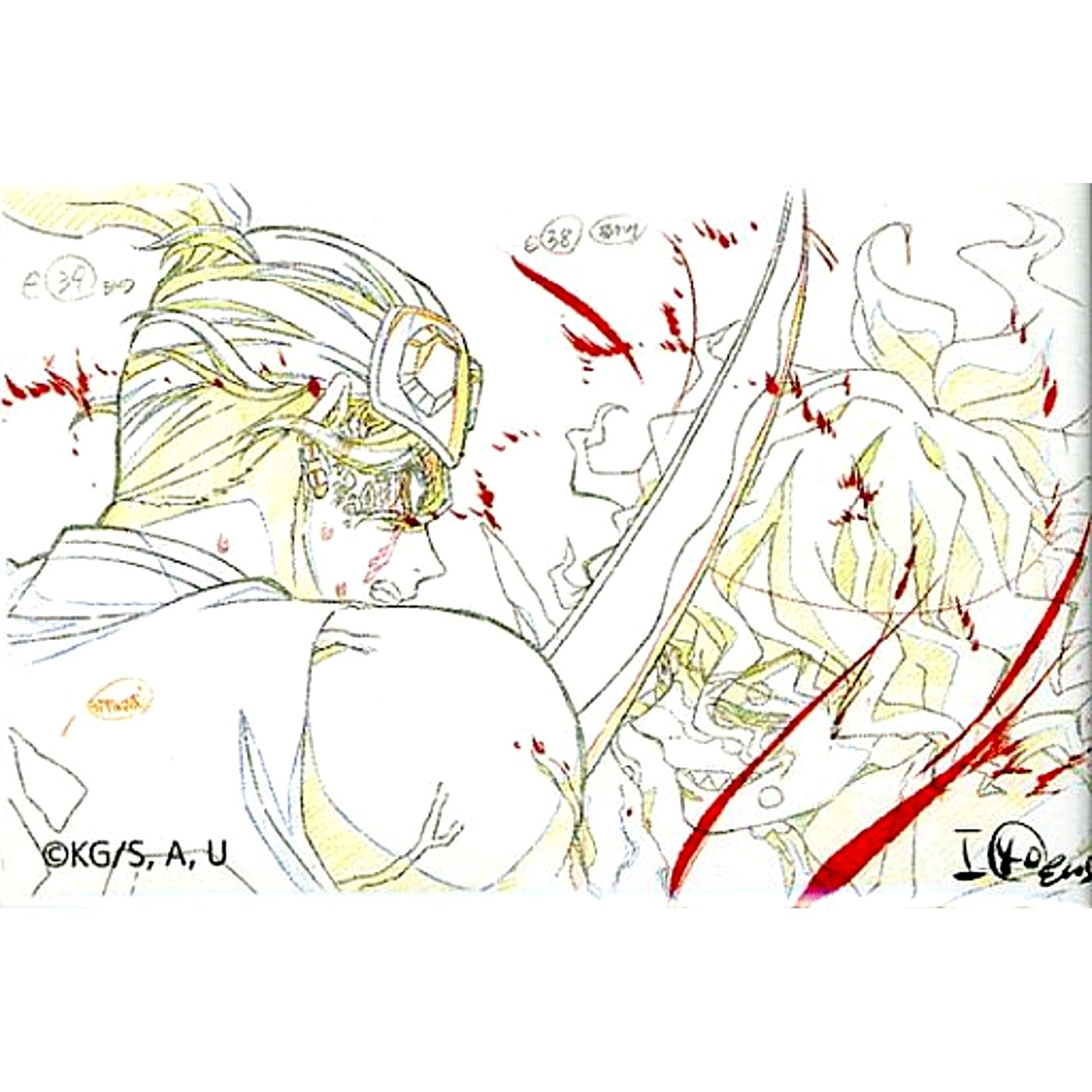 Tengen Uzui x Gyutaro Demon Slayer Entertainment District Original Art Collection Random Square Button AnimeJapan 2022 Goods [USED]
