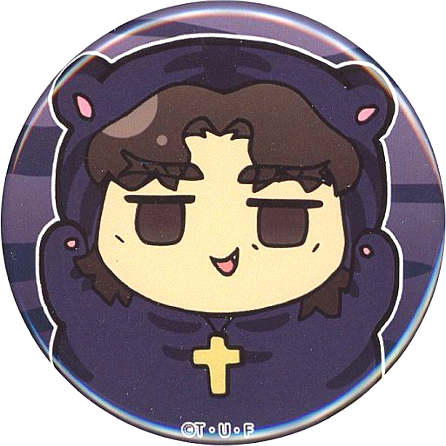 Kirei Kotomine Fate/stay night Zodiac Illustration 2022 Random 44mm Button Pattern B Cafe AnimeJapan 2022 Goods [USED]