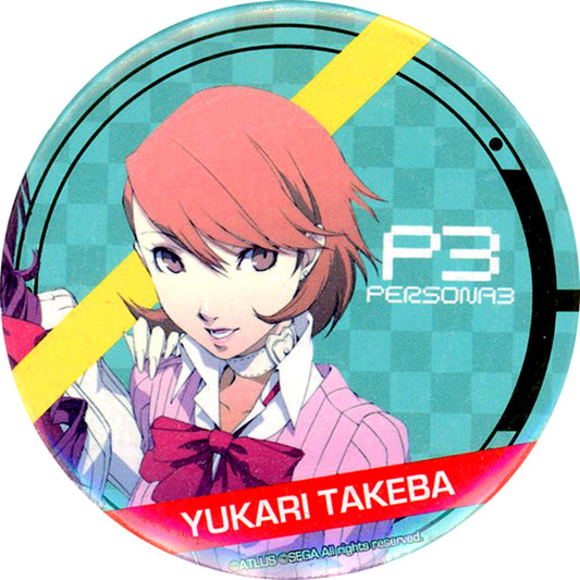 Yukari Takeba Persona 3 & Persona 4 GEO Ltd Trading Button [USED]