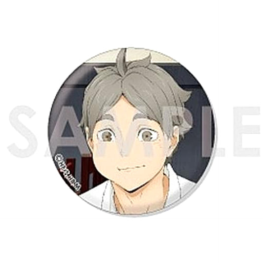 Haikyu!! Koushi Sugawara Trading Can Badge Itadakimasu! Buttons [USED]