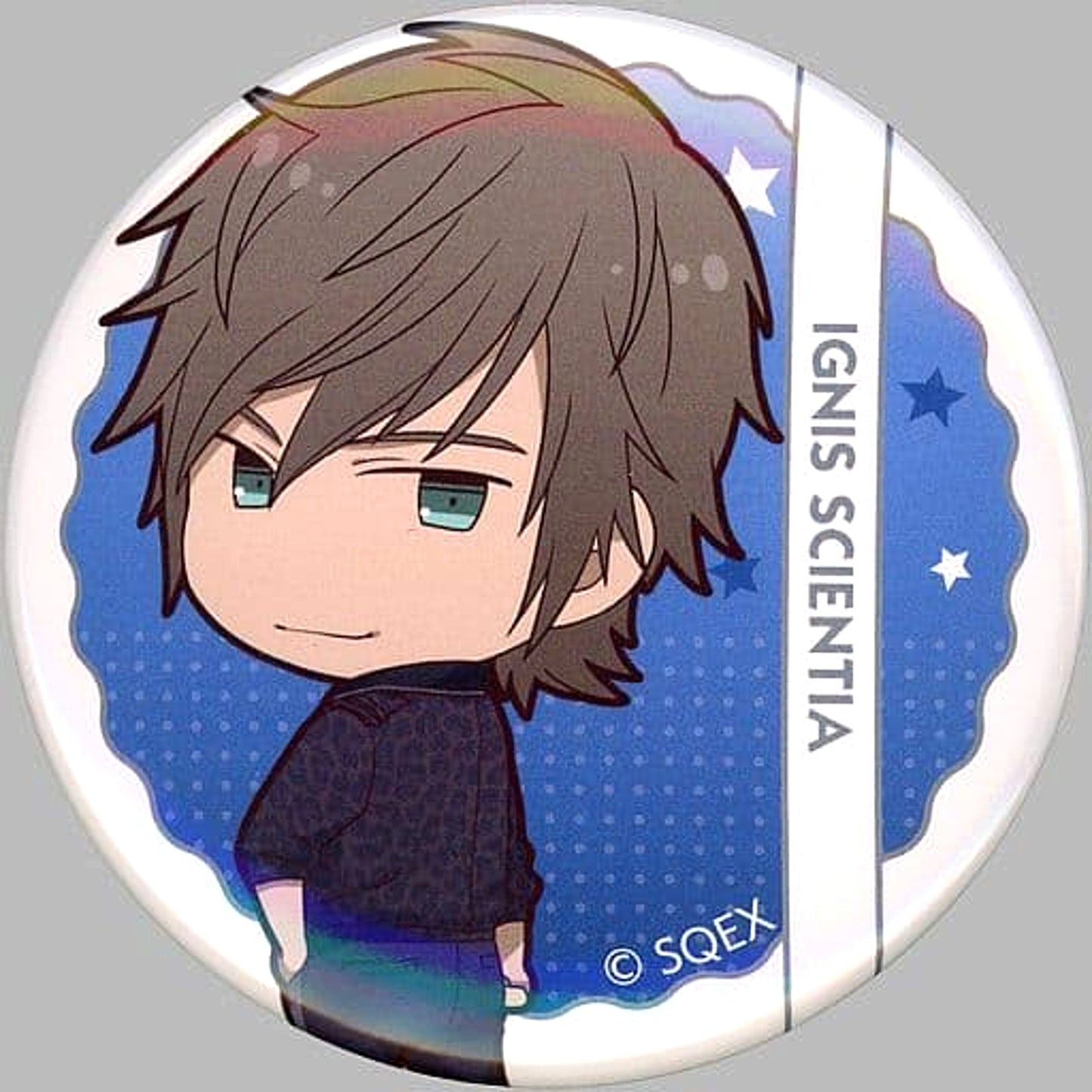 Final Fantasy XV Ignis Scientia No Glasses Character Badge Collection 2nd Anniversary Tour Across The Archipelago in Animate Limited Buttons [USED]
