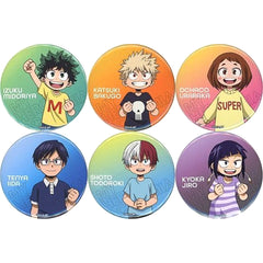 My Hero Academia Katsuki Bakugo & Others Newly Drawn Trading Badge Ver. B Origin Animejapan 2022 Limited All 6 Types Set Buttons [USED]