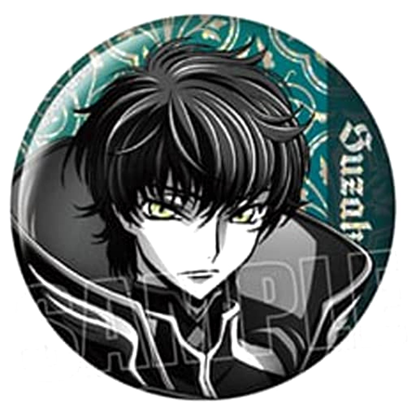 Code Geass: Lelouch of the Rebellion Suzaku Kururugi B Holo Eye Can Badge Buttons [USED]