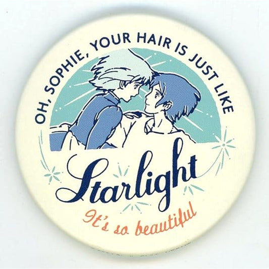 Howl's Moving Castle Ah, Sophie's Hair is Dyed in Starlight. Can Badge Collection Buttons [USED]