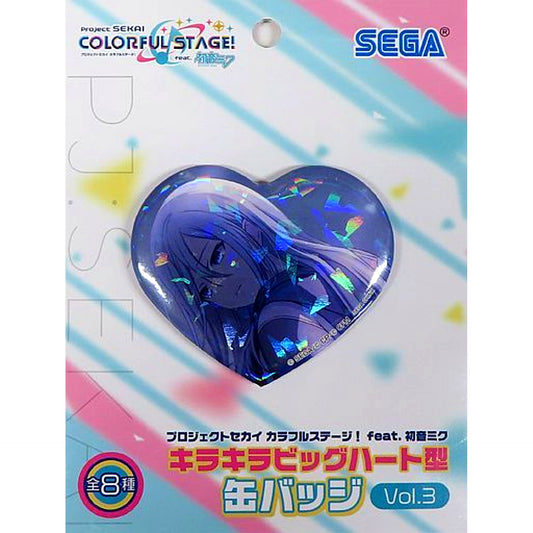 Kanade Yoisaki Project SEKAI COLORFUL STAGE! feat. Hatsune Miku Sparkling Big Heart Shape Button Vol. 3 [USED]