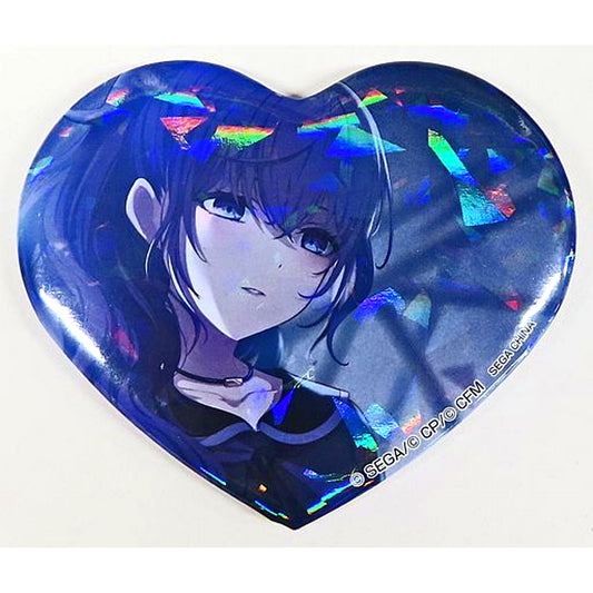 Mafuyu Asahina Project SEKAI Colorful Stage! feat. Hatsune Miku Glittering Big Heart Shape Button Vol.3 [USED]