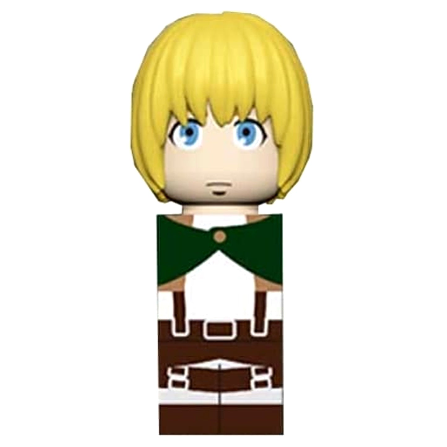Attack on Titan Armin Arlert Stick Heads Badge Figure Buttons [USED]