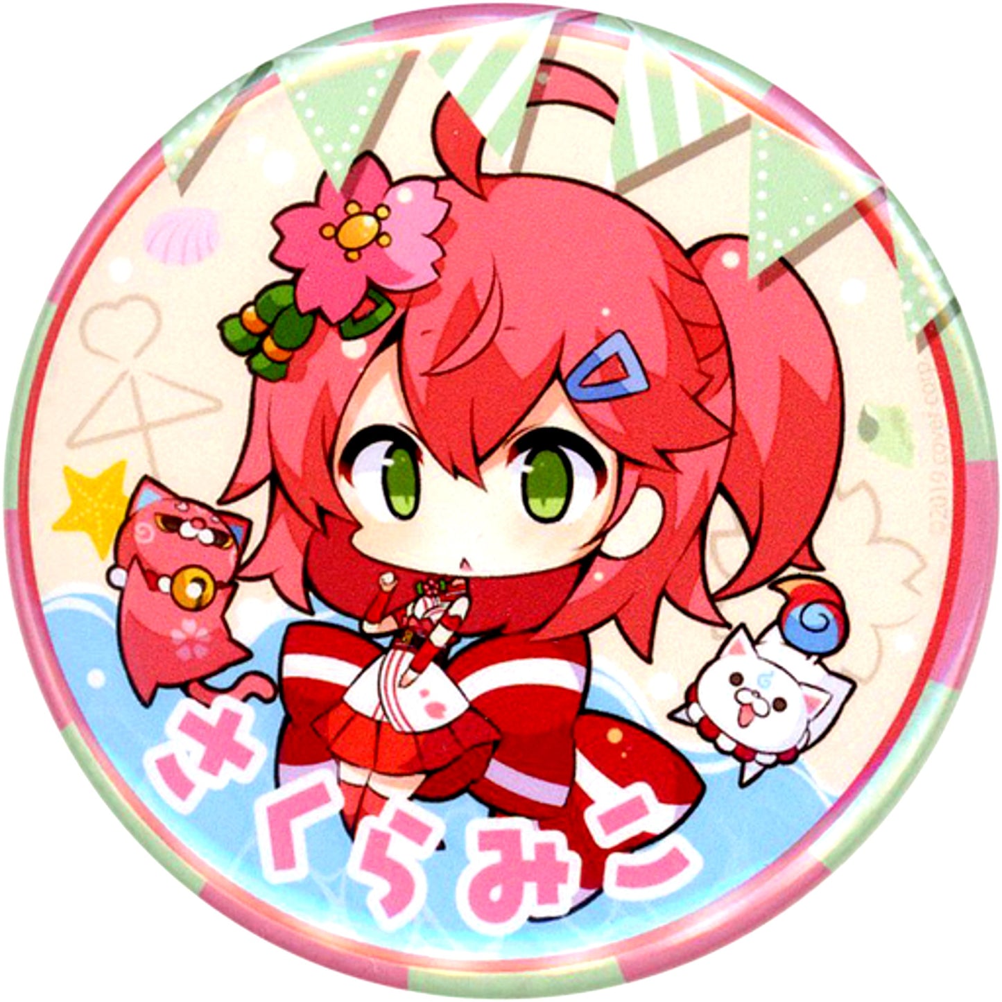 Sakura Miko Hololive Summer Button [USED]