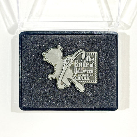 Conan Edogawa Detective Conan Pin Badge The Bride of Halloween Theater Goods [USED] — photo 1