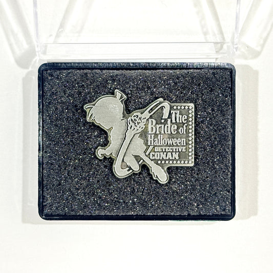 Conan Edogawa Detective Conan Pin Badge The Bride of Halloween Theater Goods [USED]