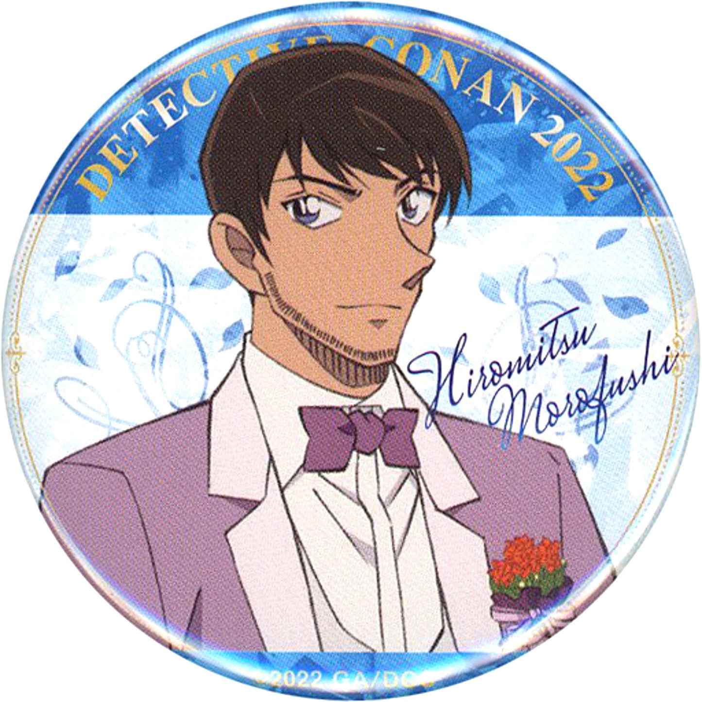 Hiromitsu Morofushi Detective Conan Character Button Collection The Bride of Halloween Theater Goods [USED]