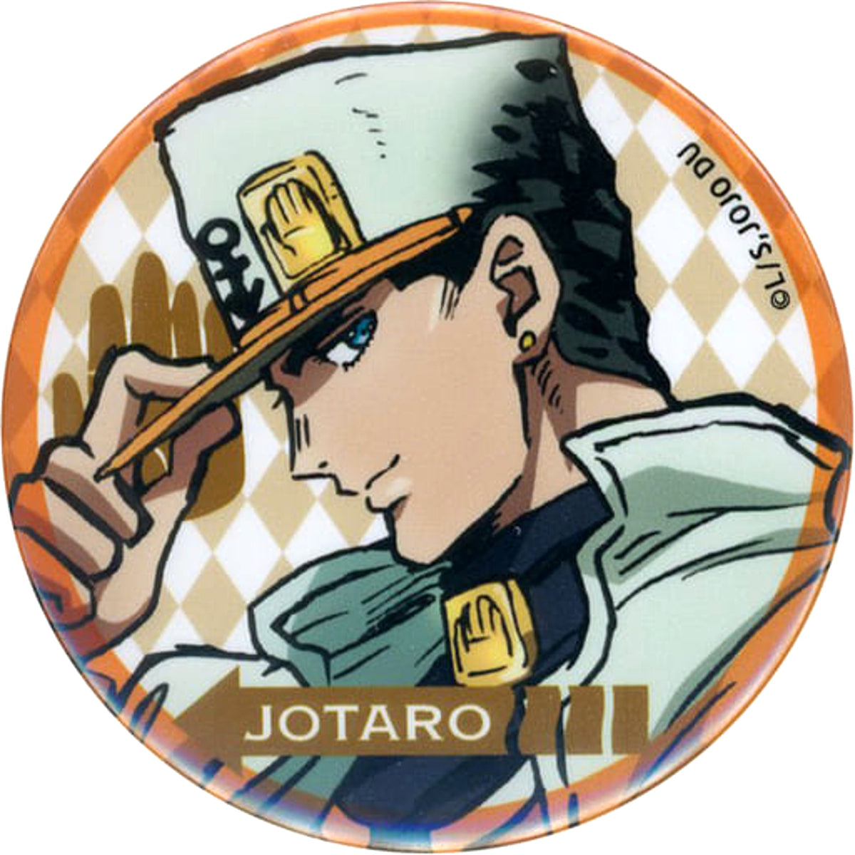 JoJo's Bizarre Adventure: Diamond is Unbreakable Jotaro Kujo Trading Can Badge Special Event Great Festival Limited Buttons [USED]