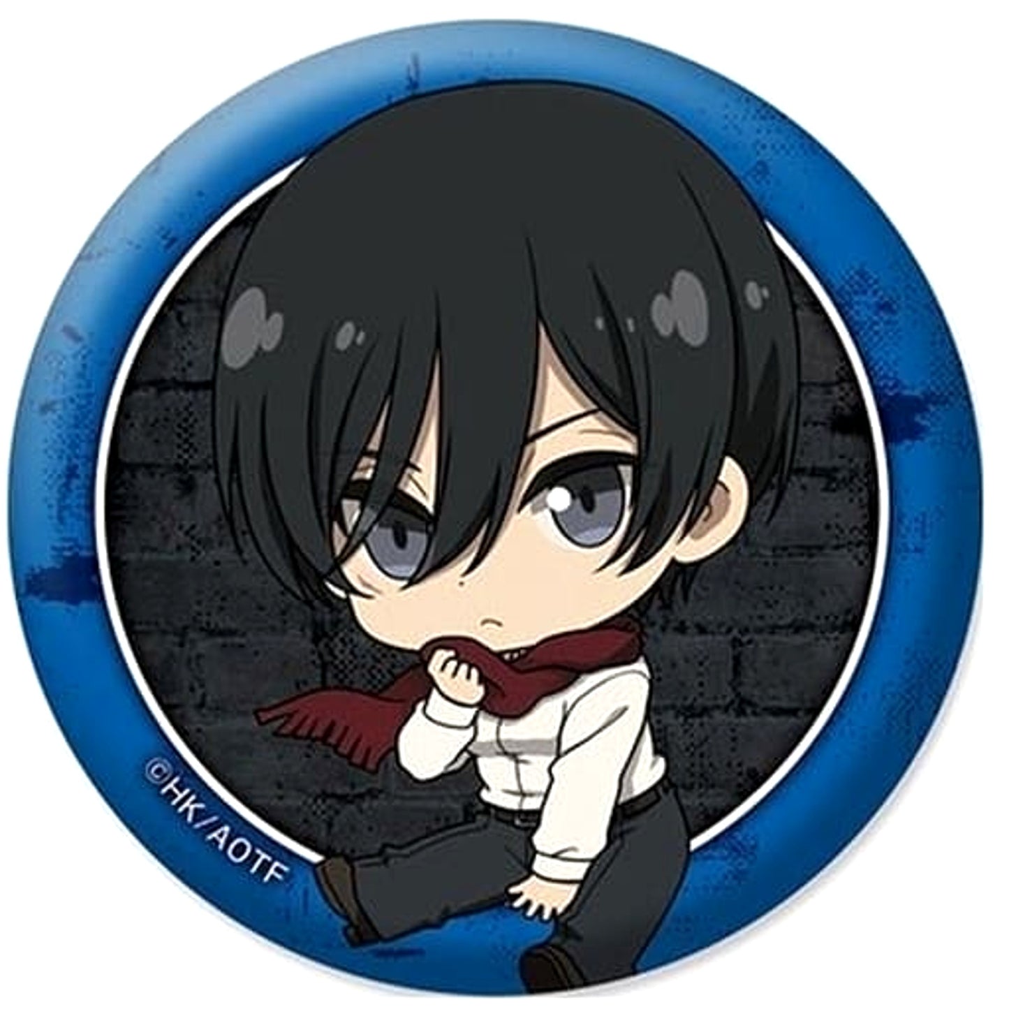 Attack on Titan The Final Season Mikasa Ackerman Petanko Trading Can Badge Vol.1 Buttons [USED]