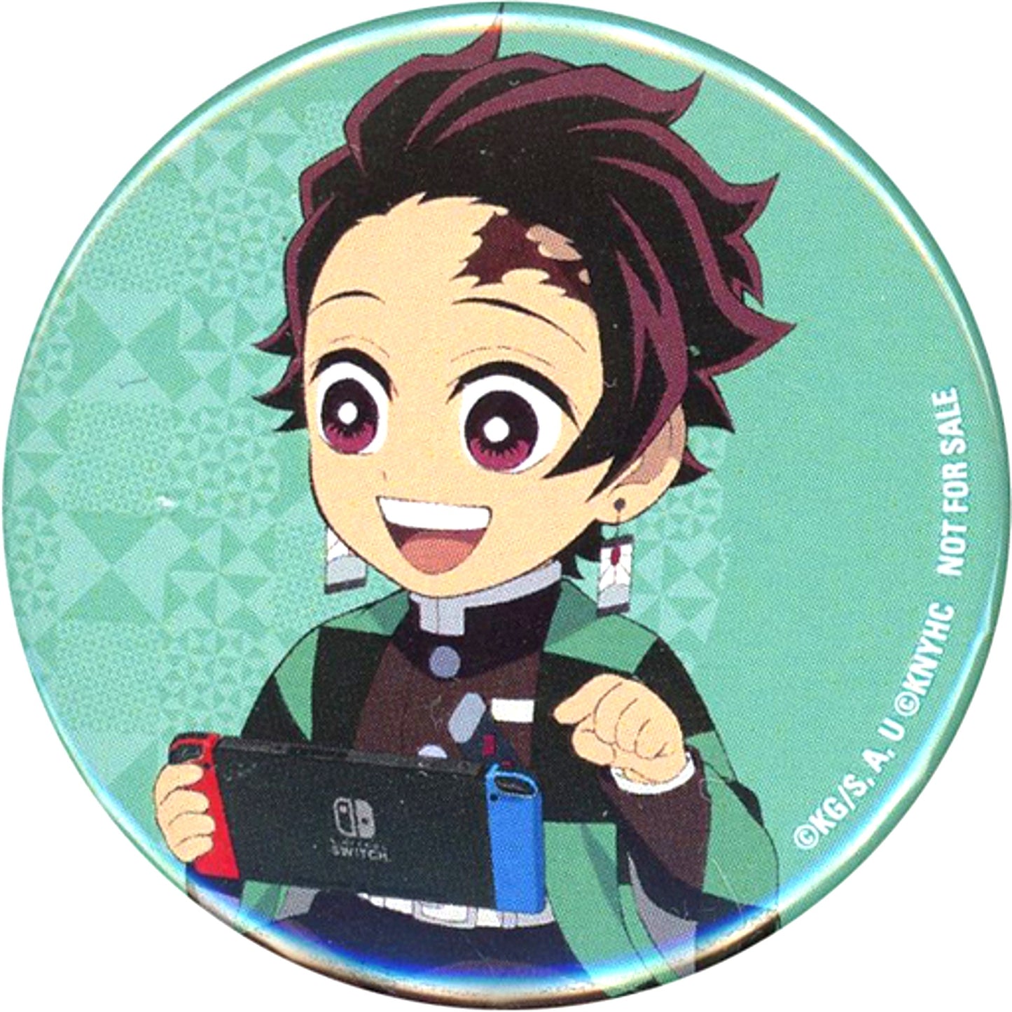Tanjiro Kamado Demon Slayer Kimetsu no Yaiba Kimetsu Fes Anime 3rd Anniv Demon Slayer The Hinokami Chronicles Trial Area Trial Bonus Button [USED]